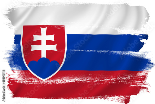 Slovakia flag Fototapet