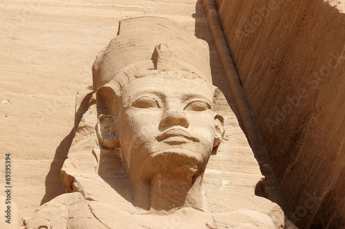 Detail Temple of Rameses II. Abu Simbel  Egypt.