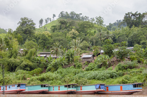 Ships on the Mekong River photo