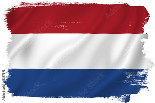 Obraz na plátně Holland flag