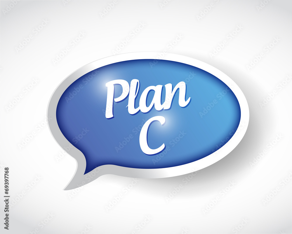 plan c message bubble illustration design plan c message bubble illustration design