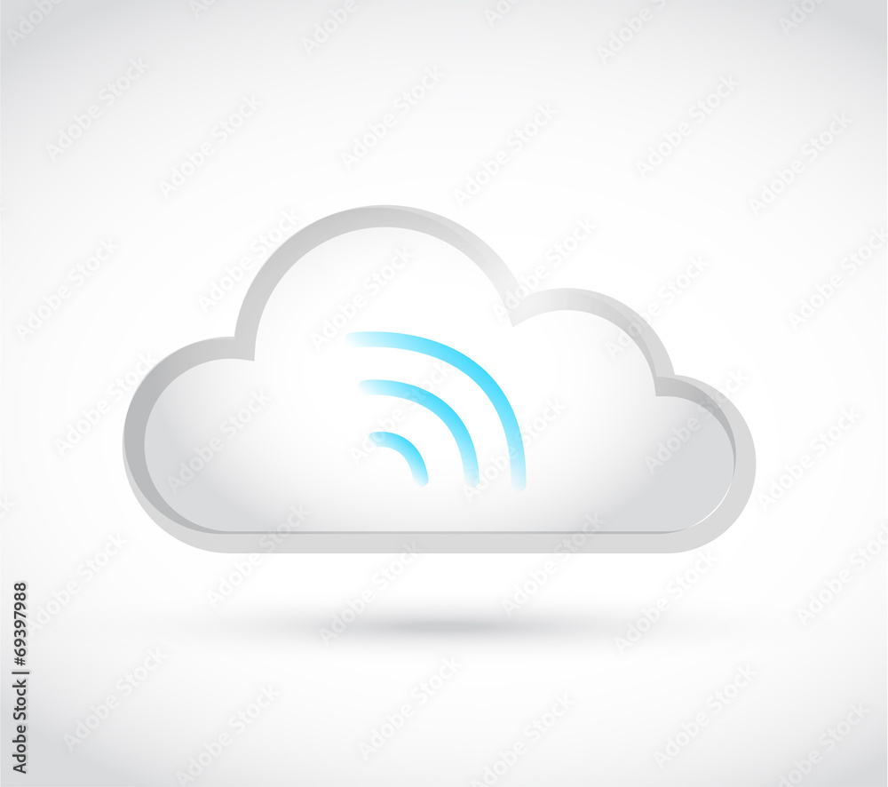 white cloud computing wifi illustration design white cloud computing wifi illustration design