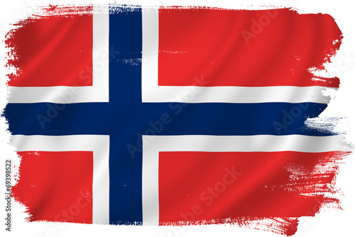 Fotobehang Norway flag