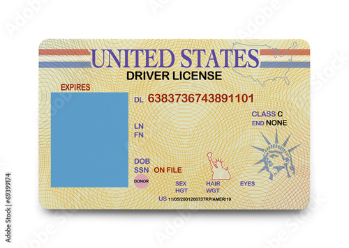 Blank Driver License