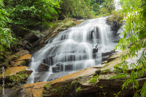 nature waterfall © prajit48