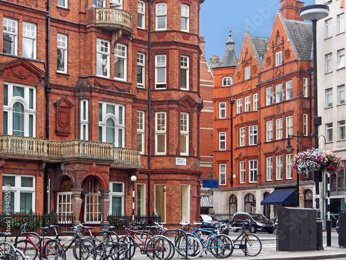 Photography London Mayfair district apartment buildings