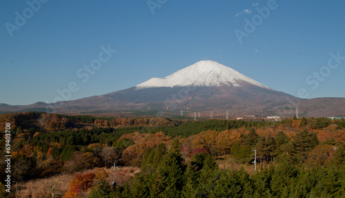 view fuji mountain see from hotel