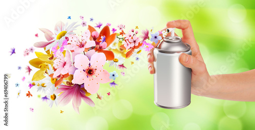 Flower-scented room sprays and flowers from inside - 2