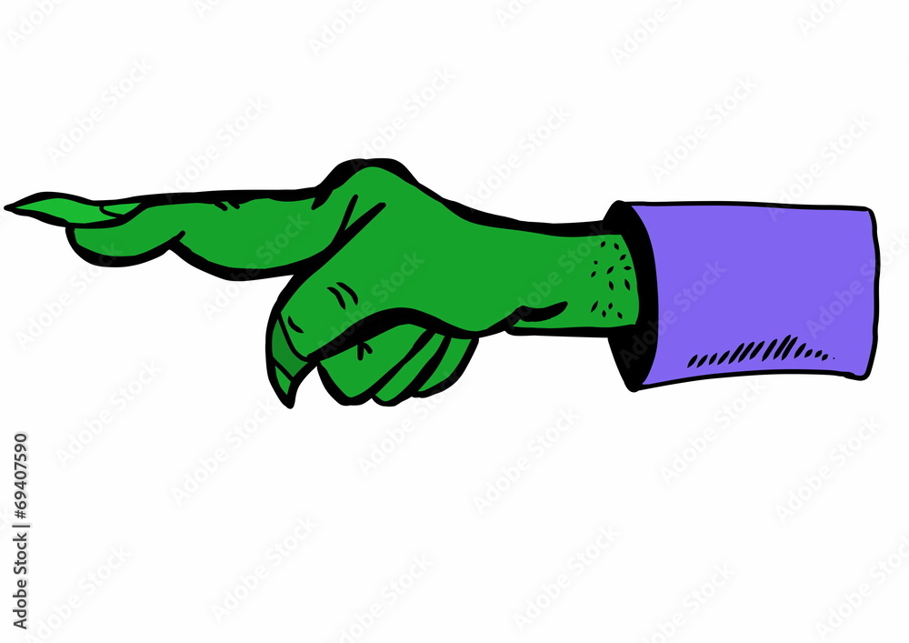 Obraz premium doodle halloween hand direction