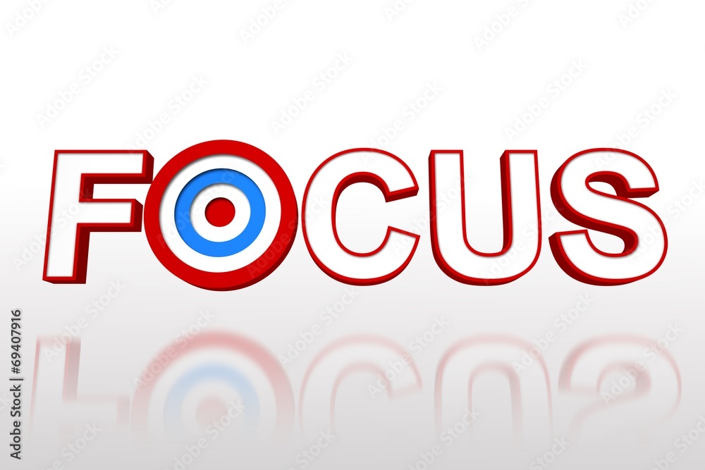The word focus with target The word focus with target