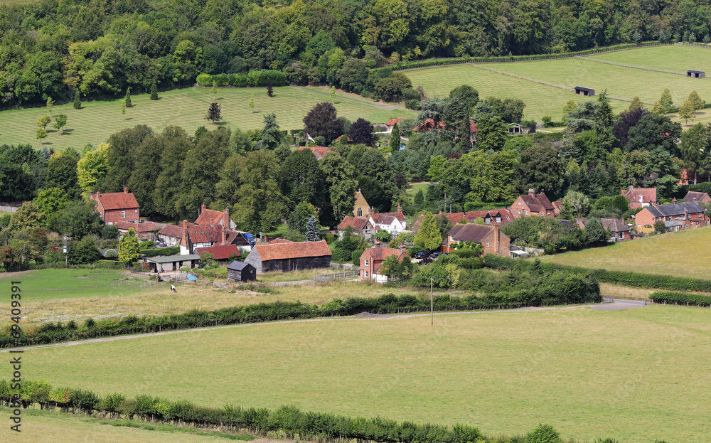 An English Rural Hamlet in Oxfordshire