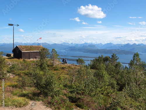 Blick vom Varden auf den Moldefjord photo