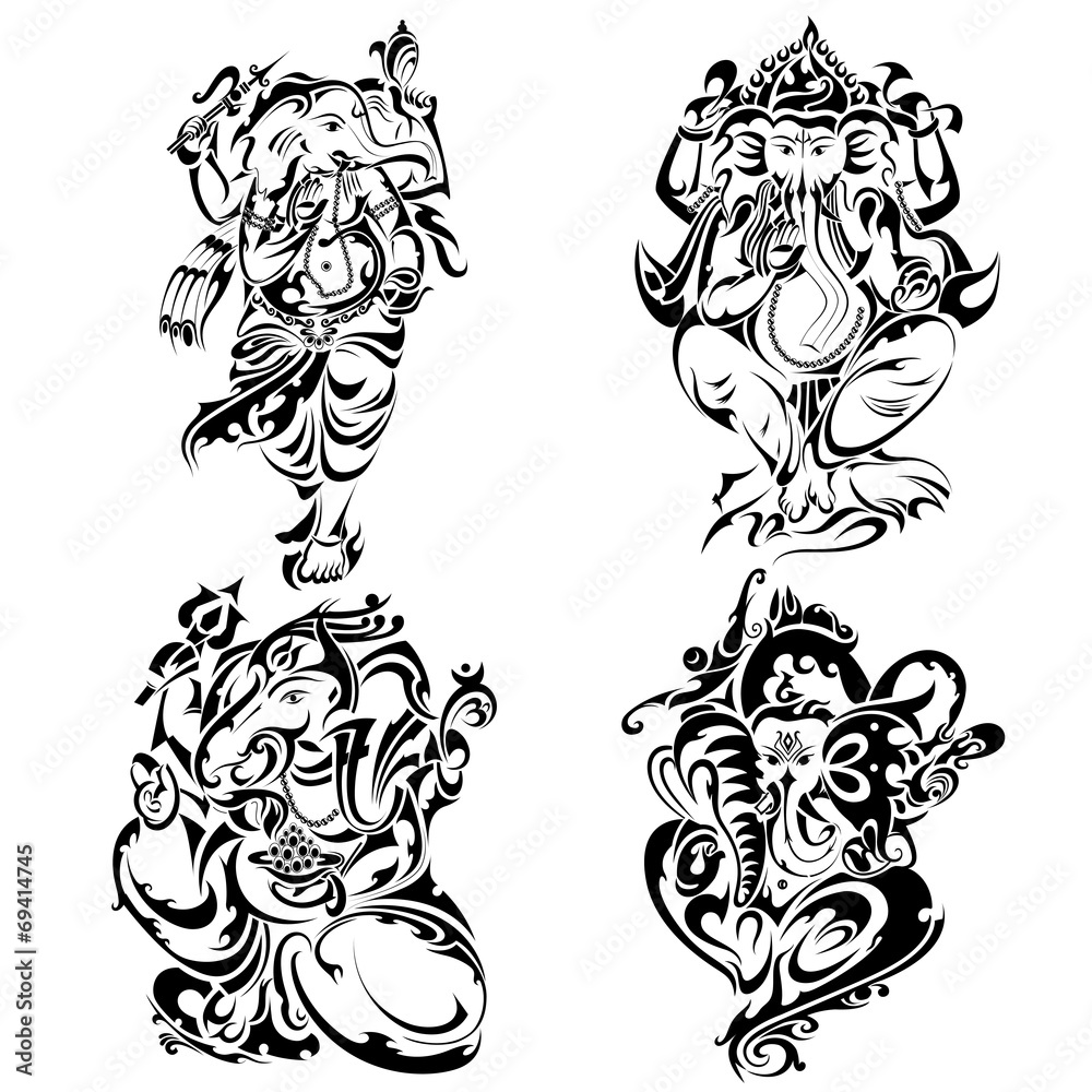 Ganesha tattoo on interior forearm  Black Poison Tattoo Studio  Jhaiho