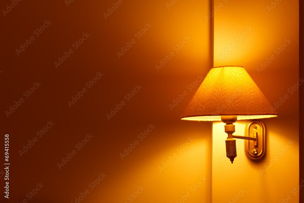Lamps in the bedroom