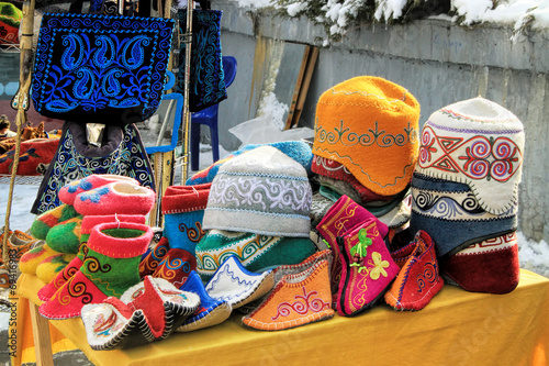 Almaty, Kazakhstan: traditional souvenirs
