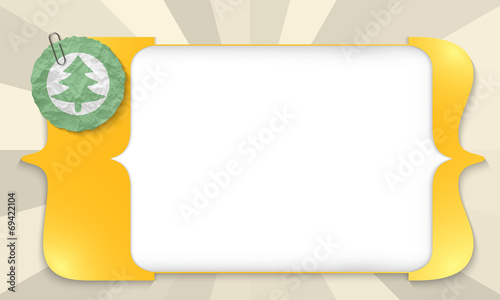 yellow square brackets for entering any text with tree symbol