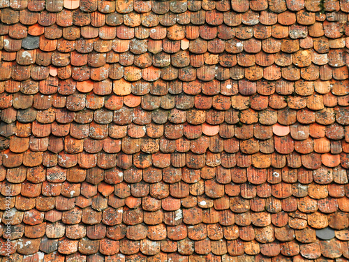 pattern of roof tiles