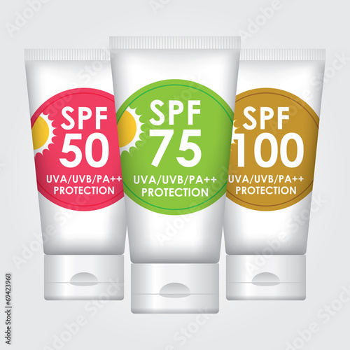 Sun Protection Lotion SPF50, SPF75, SPF100 - Tube containers