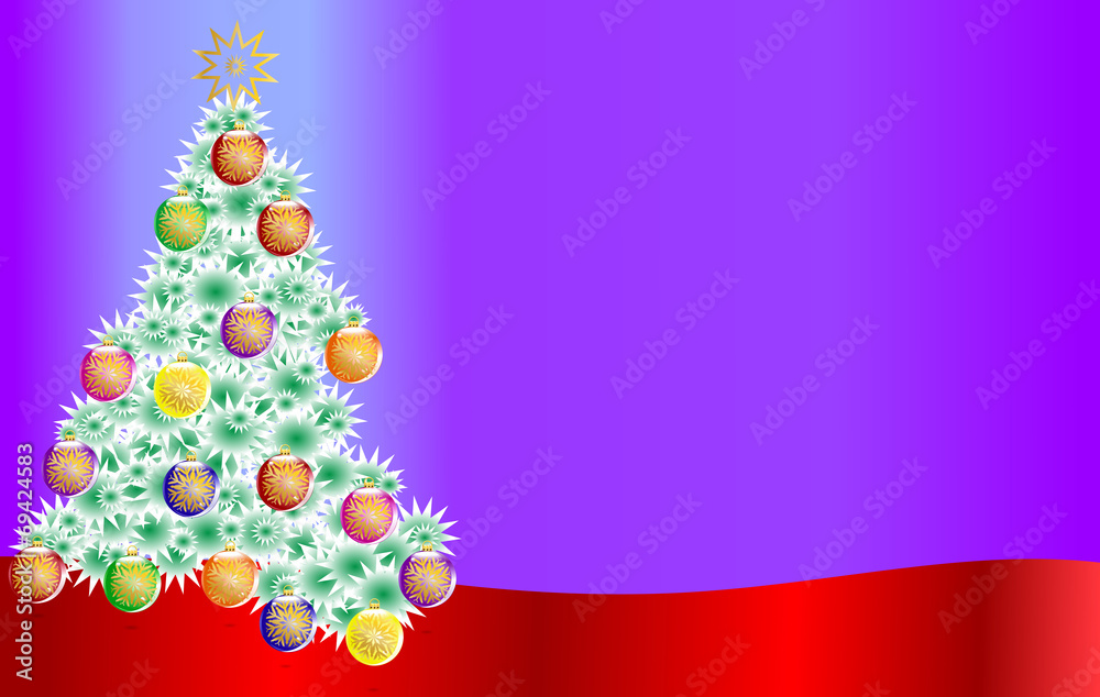 Geschmückter Weihnachtsbaum Geschmückter Weihnachtsbaum