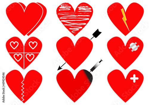 Heart Icon Set