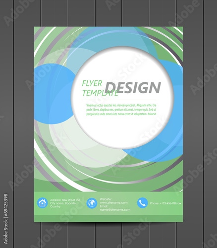Flyer design, cover design, corporate banner