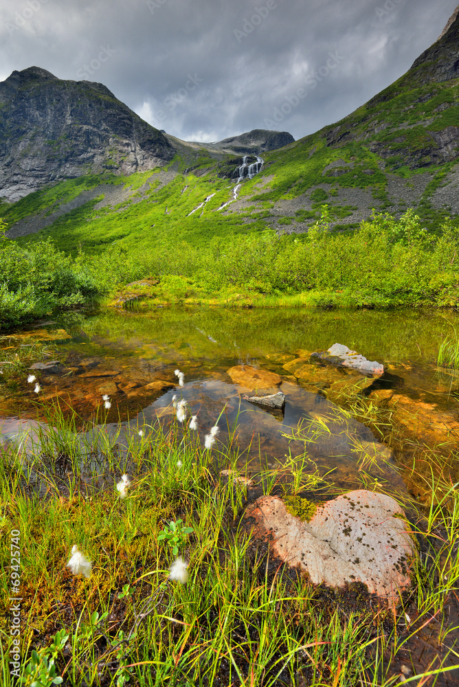 Krajobraz wiejski, Norwegia