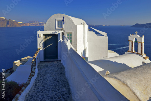Fototapeta Naklejka Na Ścianę i Meble -  Santorini, Grecja, Oia, architektura