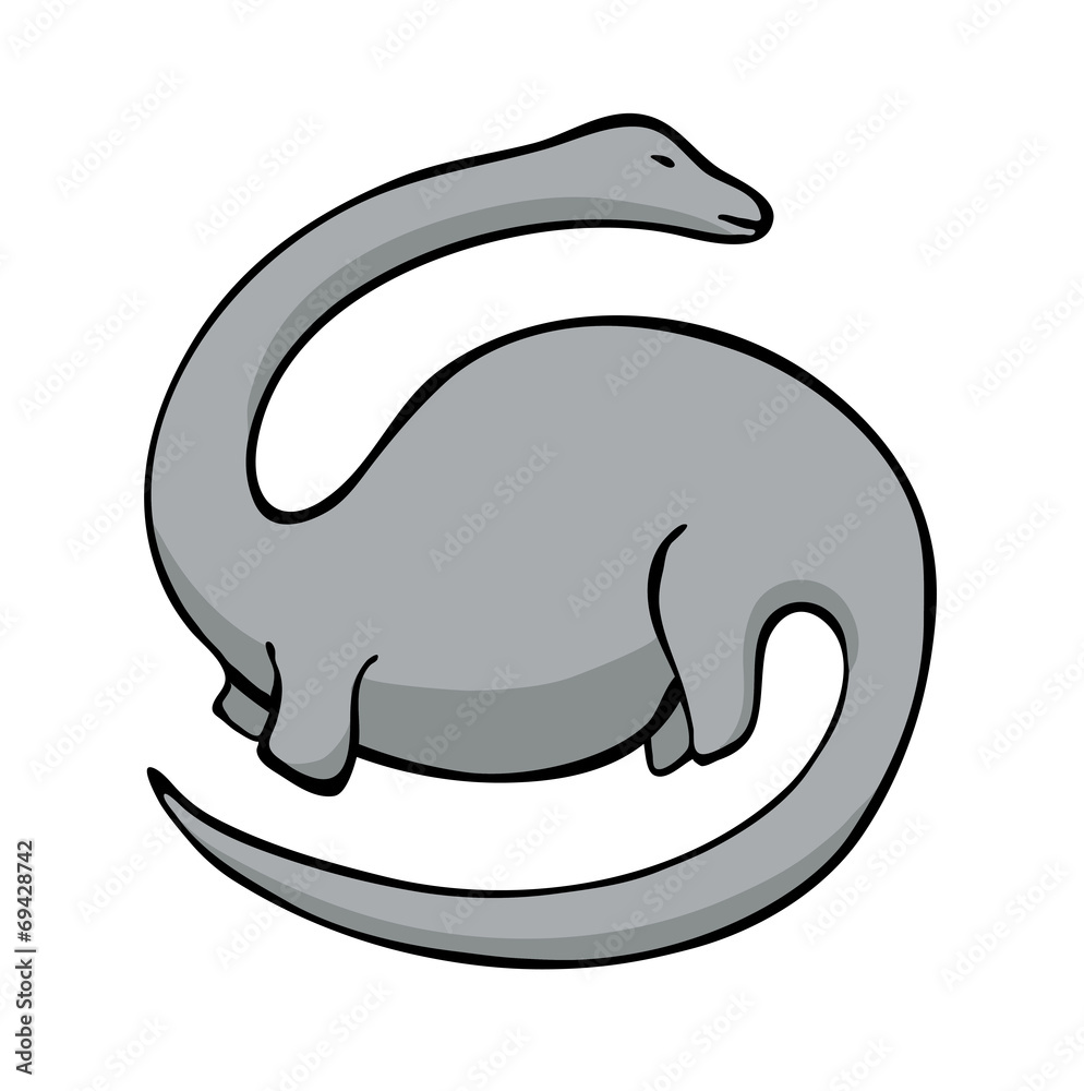 vector illustration of diplodocus dinosaur vector illustration of diplodocus dinosaur