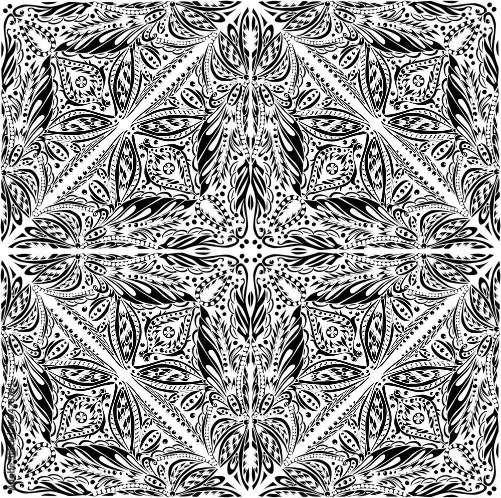 black on white simple abstract designed square black on white simple abstract designed square