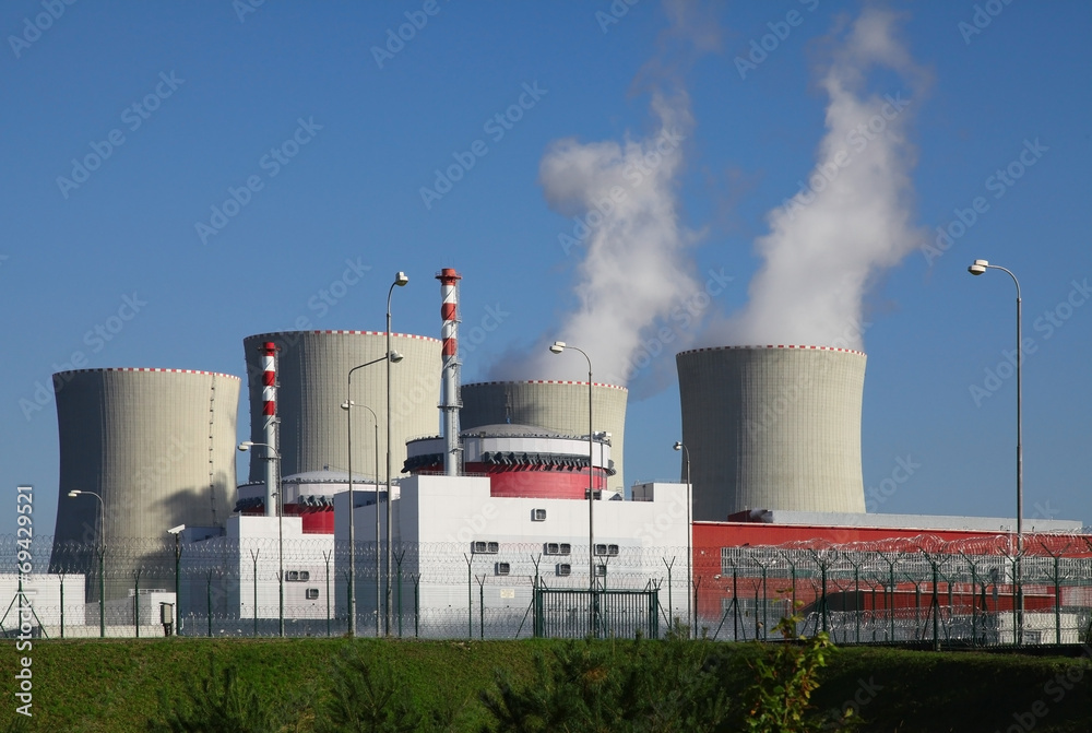 Nuclear power plant Temelin in Czech Republic Europe Nuclear power plant Temelin in Czech Republic Europe