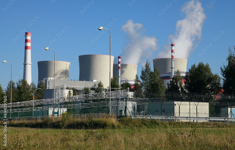 Nuclear power plant Temelin in Czech Republic Europe Nuclear power plant Temelin in Czech Republic Europe