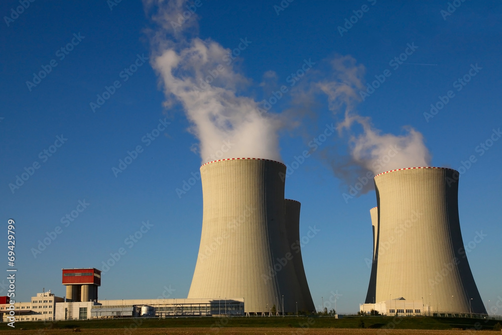 Nuclear power plant Temelin in Czech Republic Europe