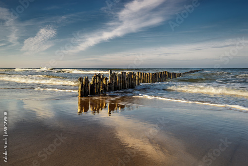 Fototapeta Naklejka Na Ścianę i Meble -  Krajobraz Morski, morze, plaża