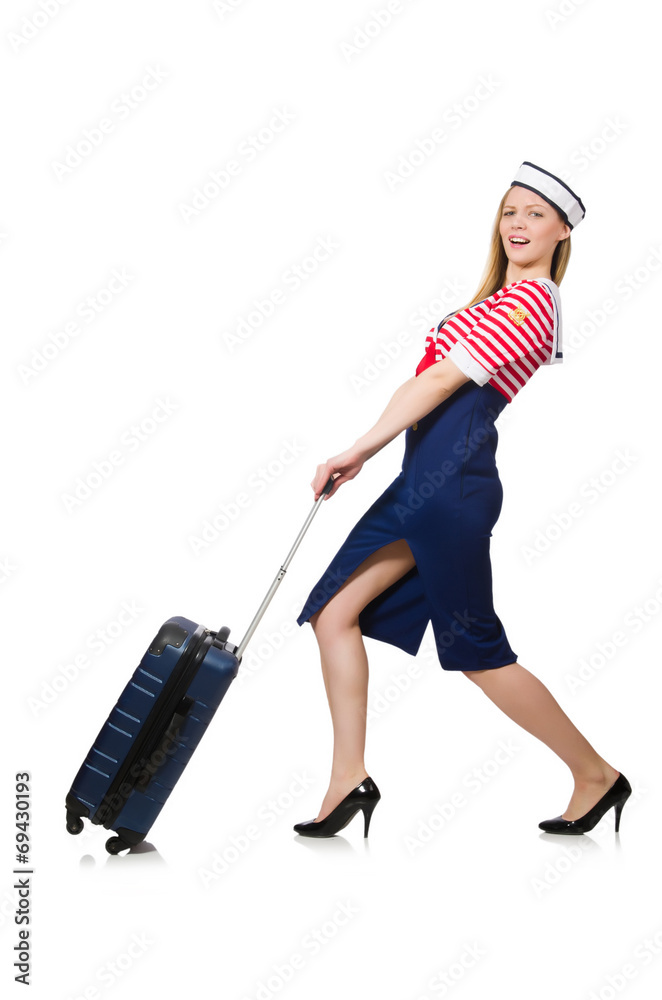 Travelling tourism concept isolated on white Travelling tourism concept isolated on white
