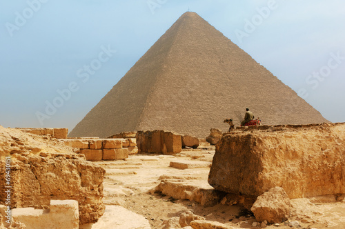 The pyramids at Giza