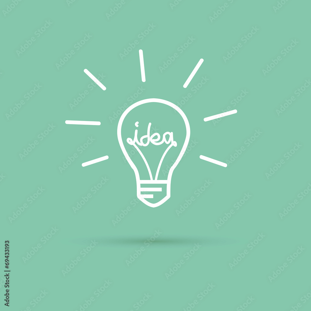 Idea light bulb Idea light bulb