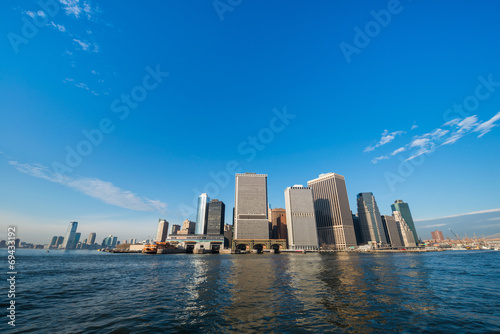 Panorama of downtown Manhattan