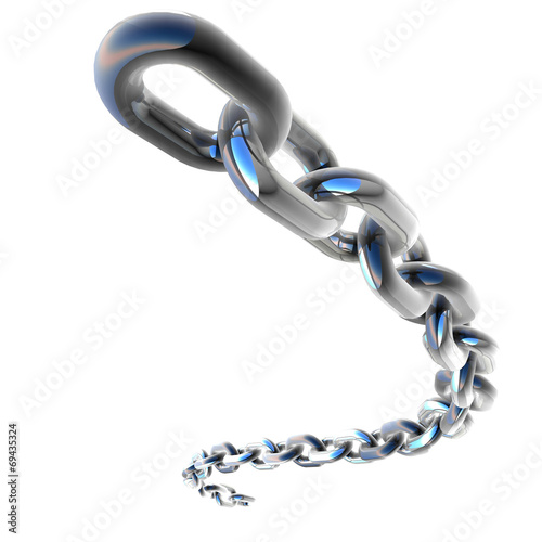 3D Chrome Chain photo