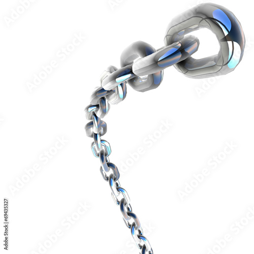 3D Chrome Chain
