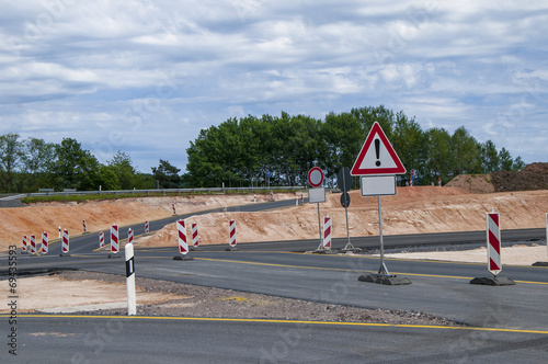 Construction site road photo