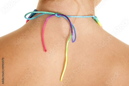back necklace rainbow