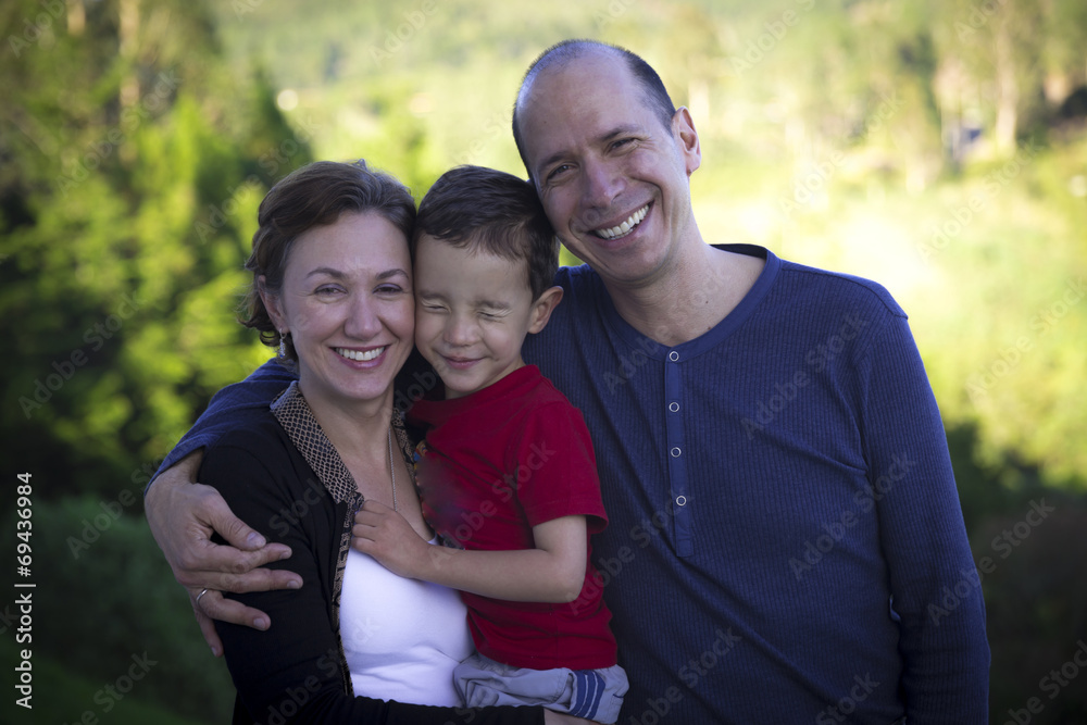 Happy Couple And Child Happy Couple And Child