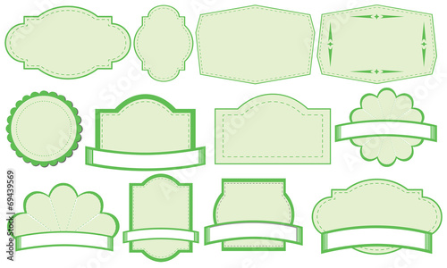 green labels