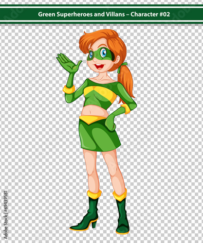 Green Superhero