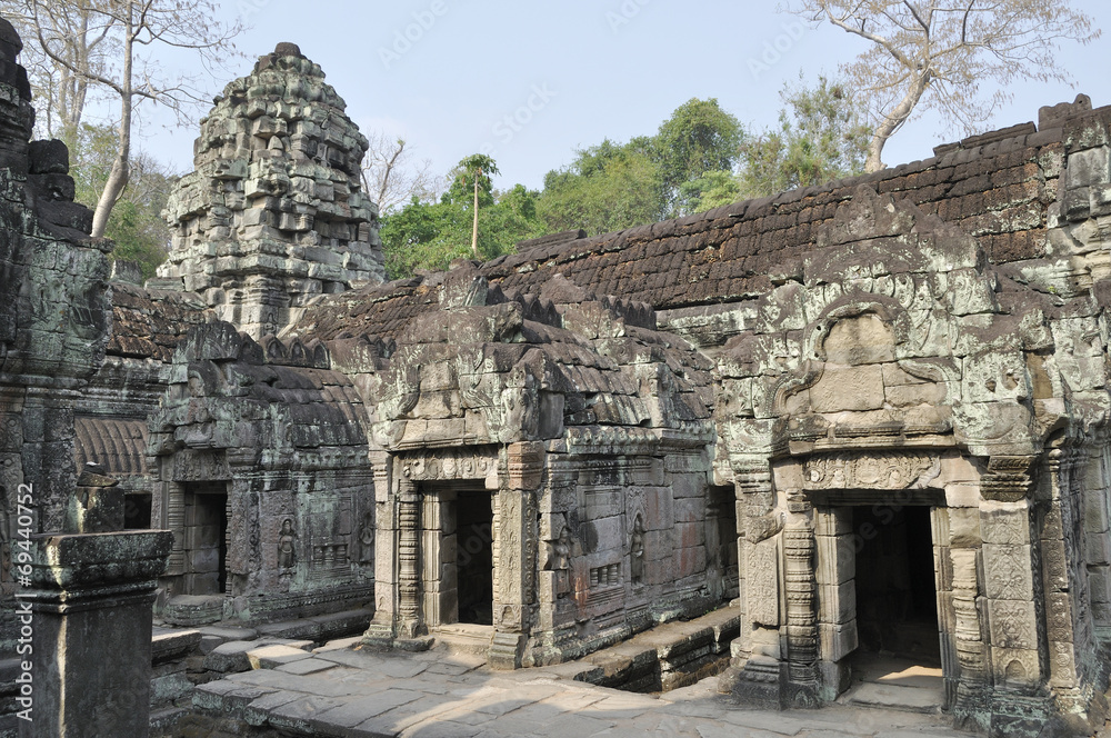 В храме Та Прохм. Ангкор Ват, Камбоджа