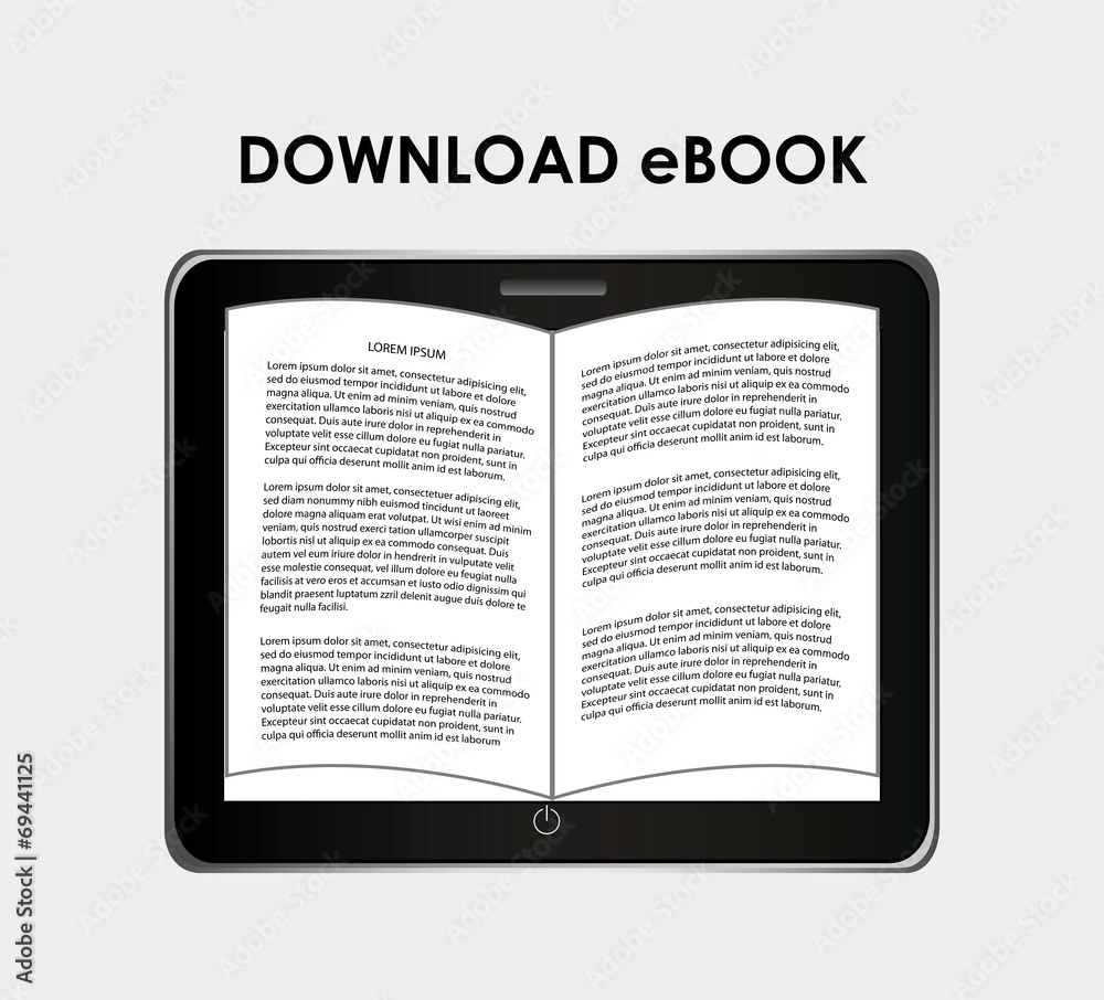 Obraz premium eBook design