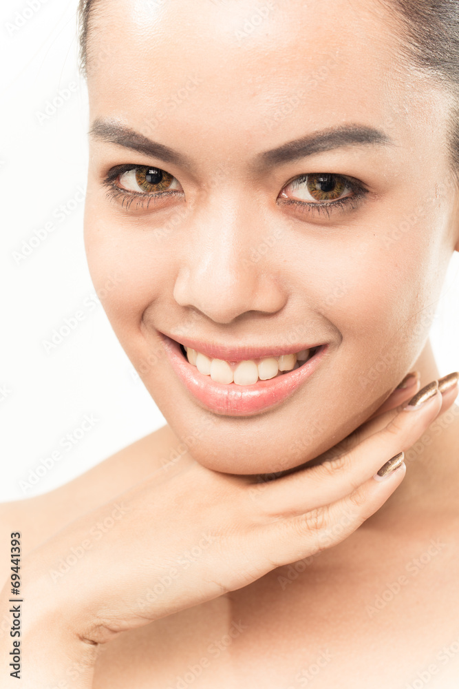 Obraz premium beautiful woman with perfect skin and face