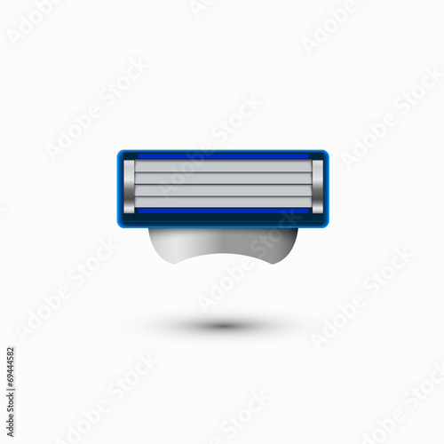 Vector modern razor icon on white background