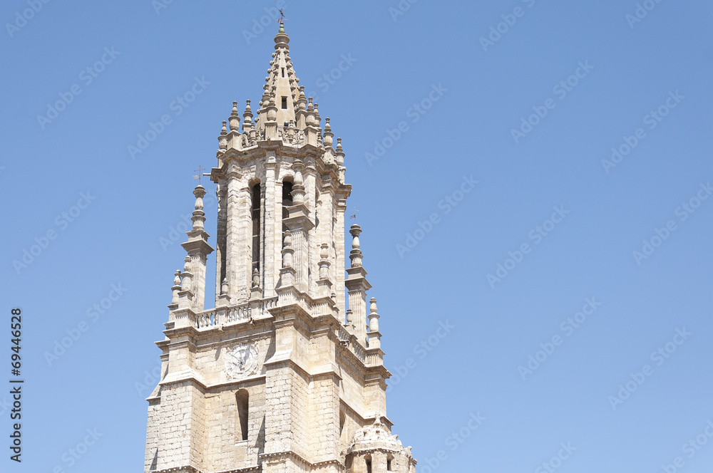 Tower of a church in Gothic-Renaissance style