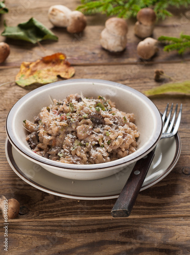 Risotto with mushroom